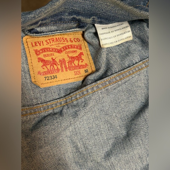 Levis Denim Vintage Truckers Jacket Mens (Size M) - Picture 5 of 7